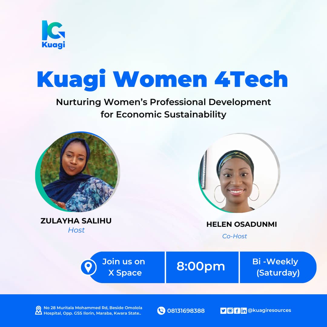 💚💚 KUAGI RESOURCES💚💚 Calling all tech-savvy ladies! 💃💃 Dive into a dynamic discussion with us as we elaborate the art of handling conflict in the professional world. Share your experiences, click the link x.com/i/spaces/1lPKq… #Women4Tech