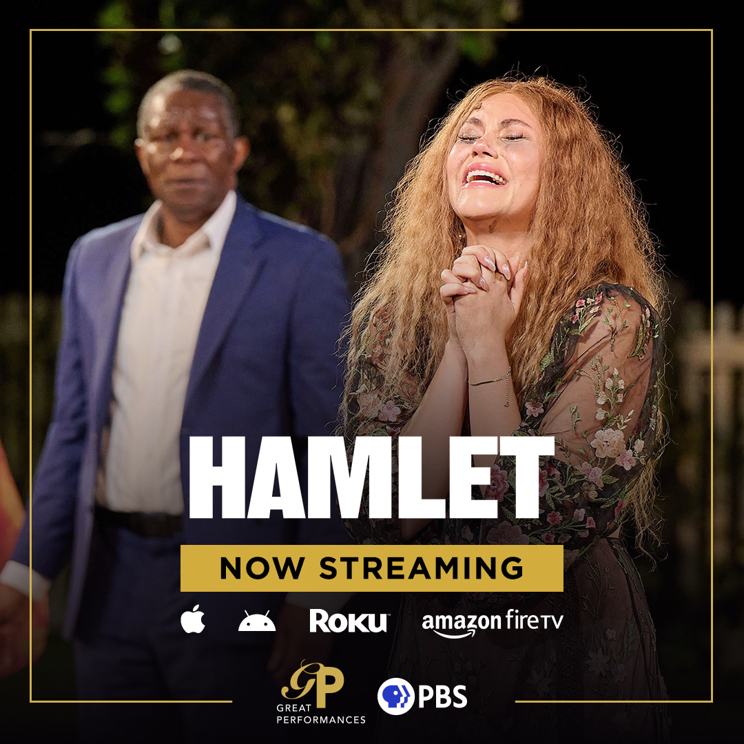 Missed Hamlet last night? You can stream the entire show here: ow.ly/3W9m50RCh7C #GreatPerformancesPBS