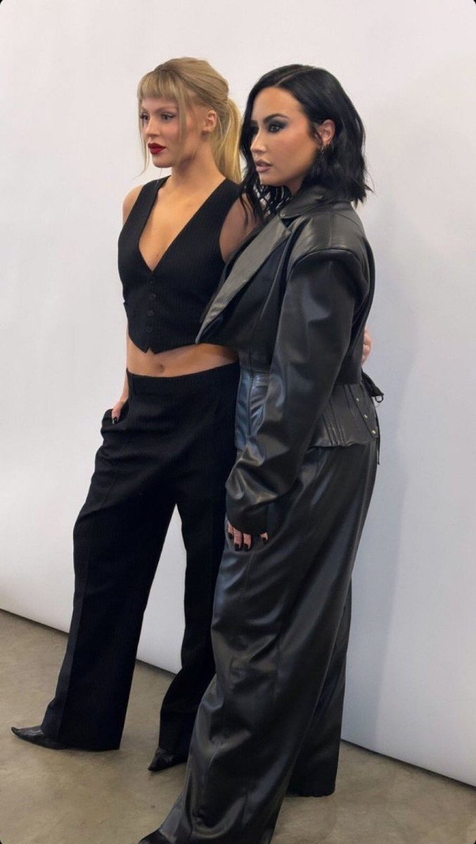 demi lovato and luísa sonza, 2024.