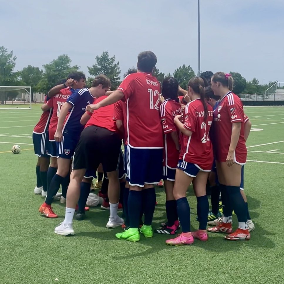 Gearing up for our second match of the weekend against the Austin FC Unified Team! Follow along here for updates.