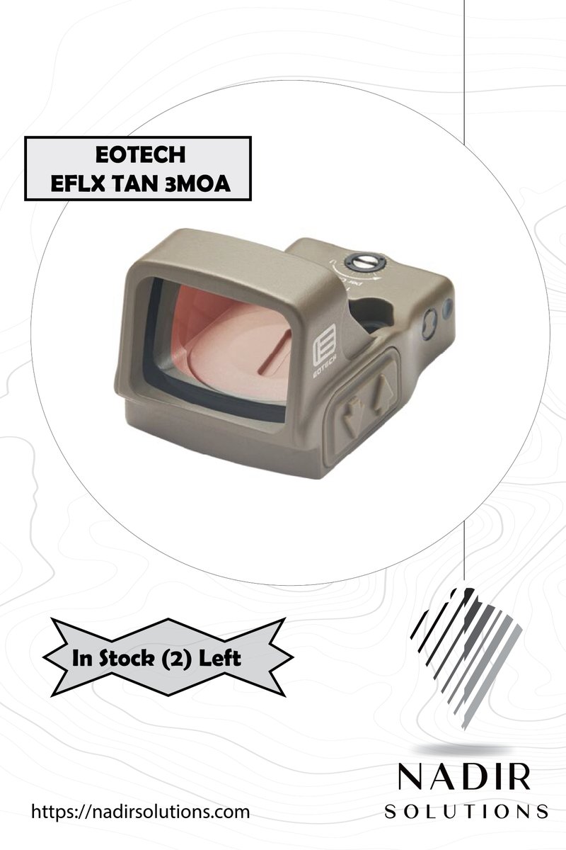 NadirSolutions's tweet image. In-Store Stock Purge; Use Code: EFLX10

🎯 Upgrade your aim with Eotech EFLX Holographic red dot sights. Experience precision and clarity like never before. Get yours today! #Eotech #RedDotSights #PrecisionAim

nadirsolutions.com/product/eotech…