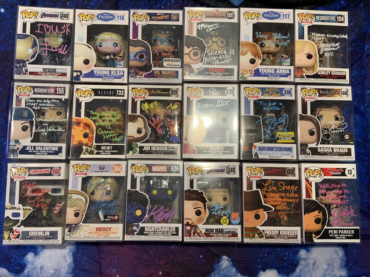 Hey guys these are the last of the signed pops I have to put up. Gonna do a deal $70 each to find these new homes. If anyones interested lmk. Most have coa and if they don’t they were obtained by me personally or a buddy of mine. @DisTrackers @AntiFunko