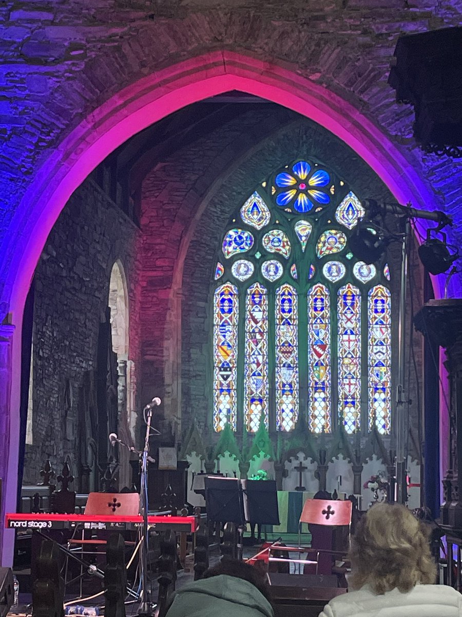 All the way from Dublin to catch @JackORourkes in this stunning venue St Marys @visityoughal @visityoughal #JackORourke #Music
