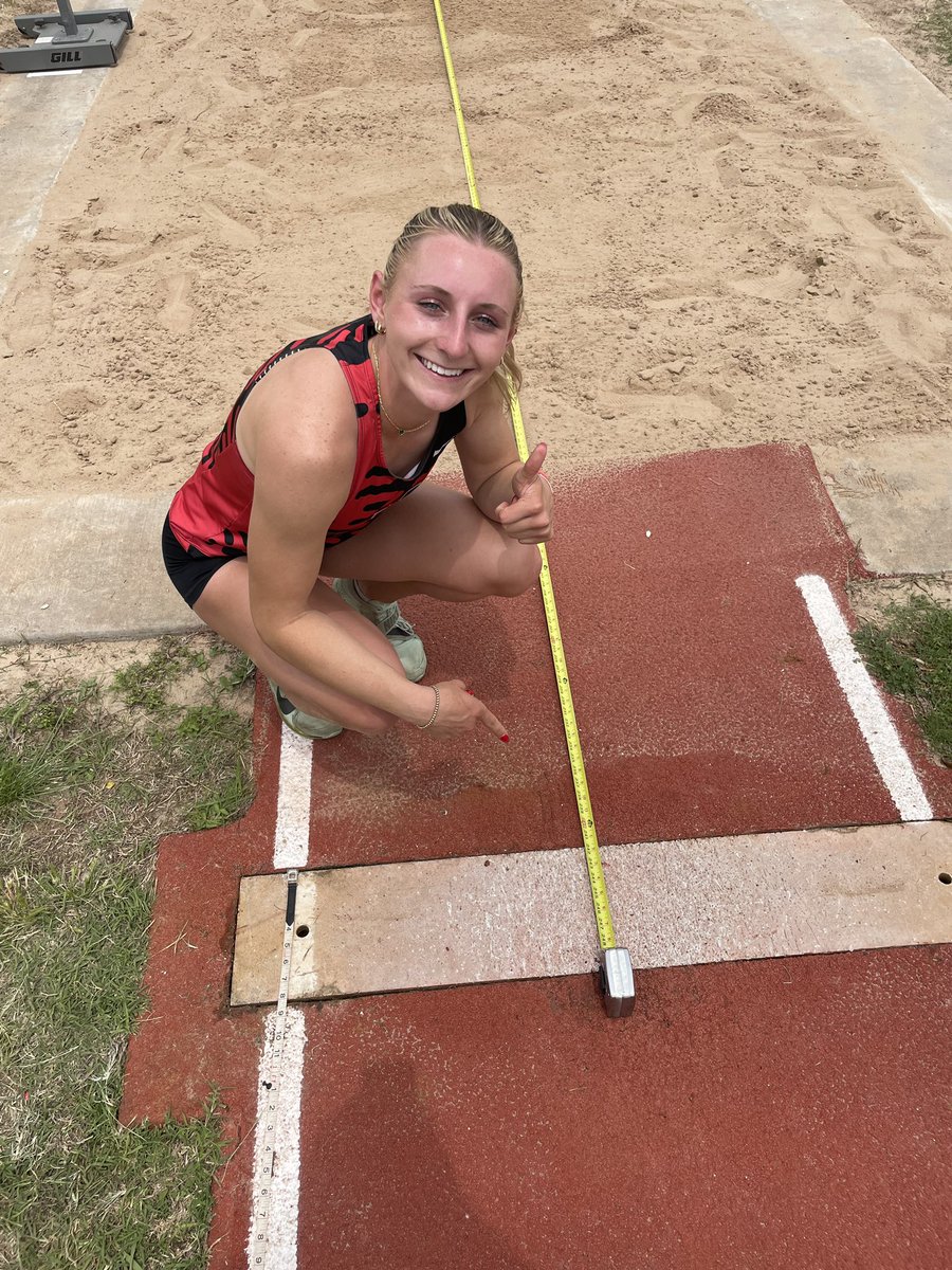 Congratulations to Kassidi Watkins on winning the 6A Girls Long Jump STATE CHAMPIONSHIP w/ a meet record jump of 20’ 1.5”