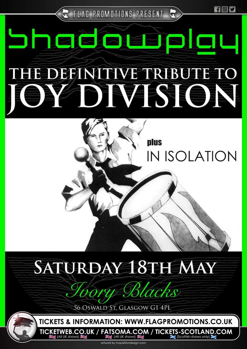 #joydivision #inisolation #goth #80s #postpunk #newwave #scotlandgigs #darkwave
