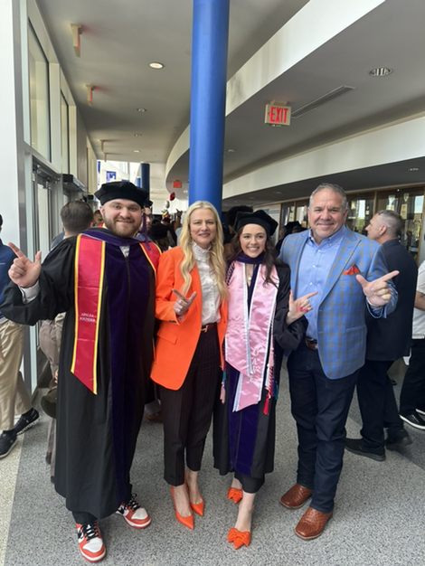 This was a big weekend for the Shrums!

🔸Joseph Shrum, Master of Science in Medical Sciences 
🔸Colton Shrum, Juris Doctor
🔸Alexis Shrum, Juris Doctor

Congratulations — I’m so proud of each of you! 🧡🎓