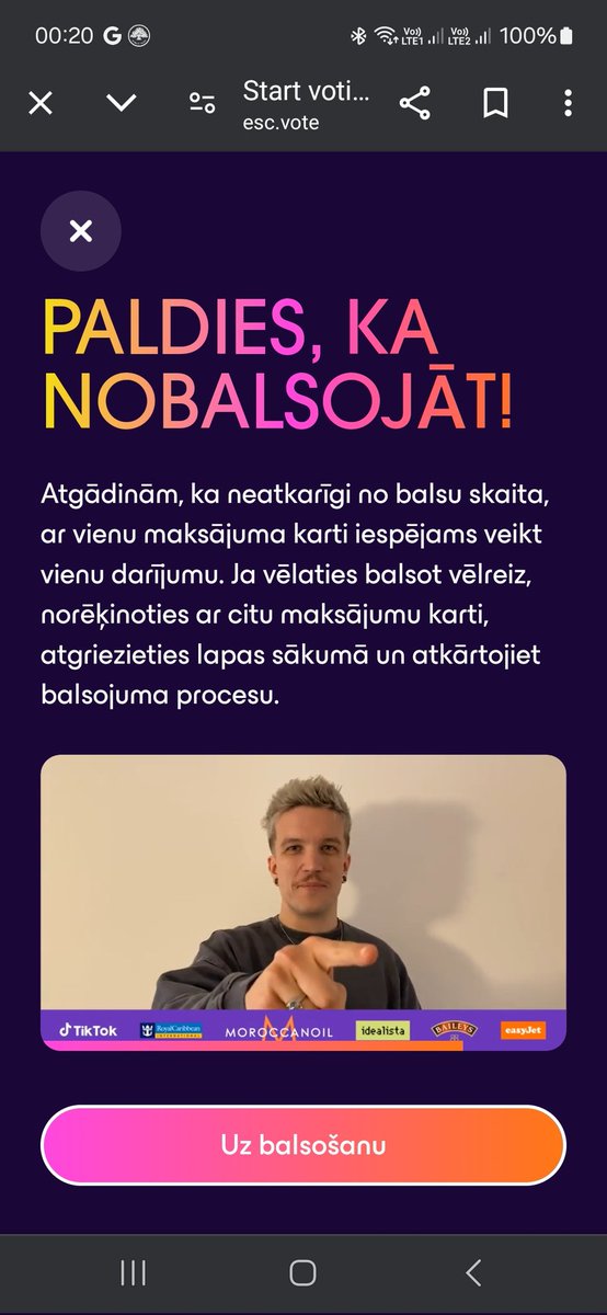 Vote for Lithuania, vote for Estonia, one for Ireland and two votes for Croatia. ❤️ Too many favorites to choose just one. Fingers crossed for Dons! Vote #11!  #eurovision #eirovīzija #Dons #BabyLasagna #CrownTheWitch #Hollow #Luktelk