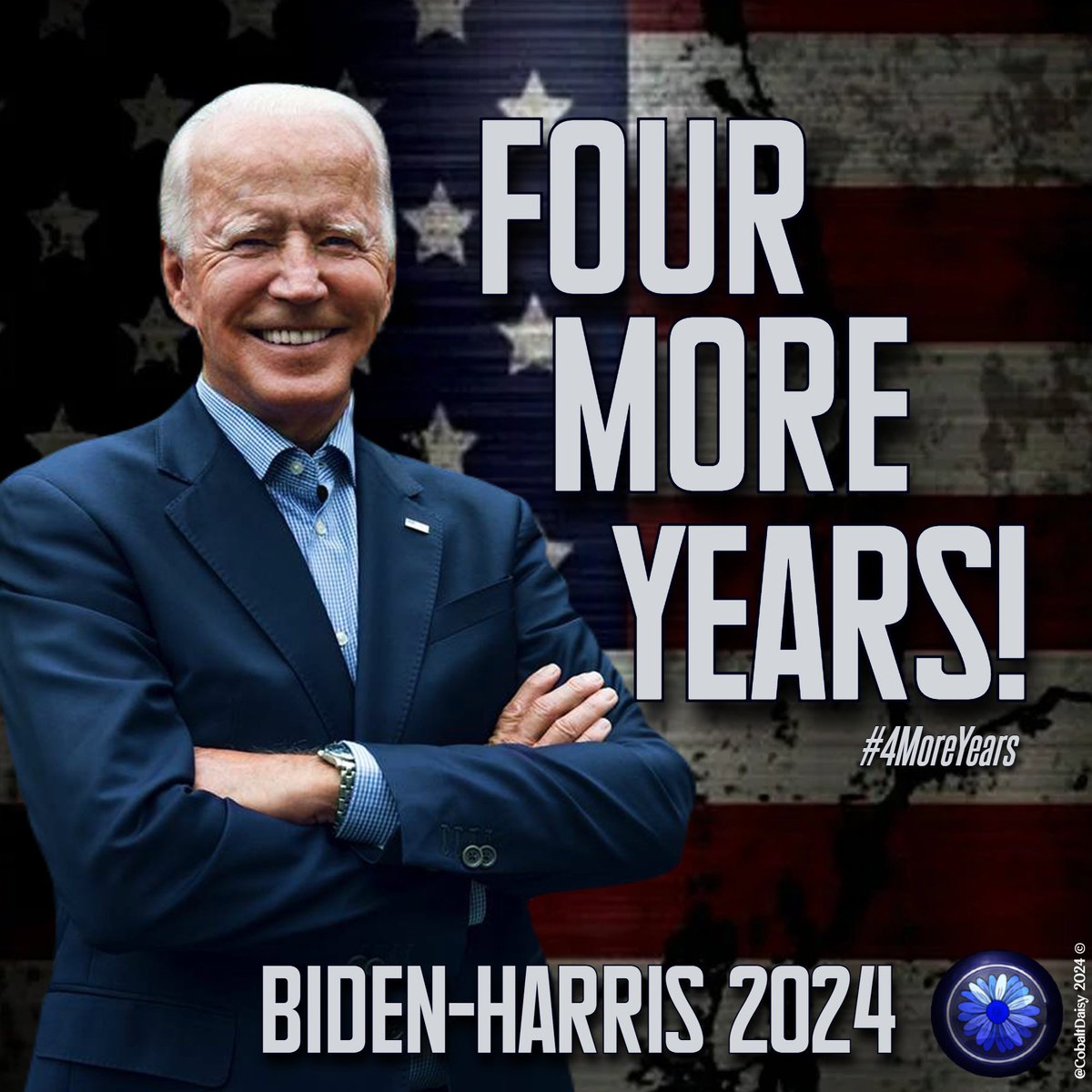 I am giving Biden and Harris four more years to finish what they started! Who's joining me? 🙋🏽🙋🏽‍♀️🙋🏽‍♂️
