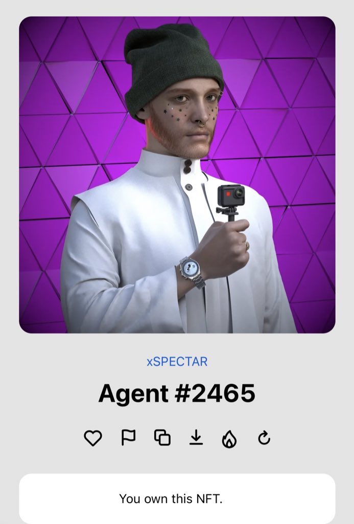 I did something today. 👀Got much more work todo. @xSPECTAR I’m happy to be an #AGENT! 🧬