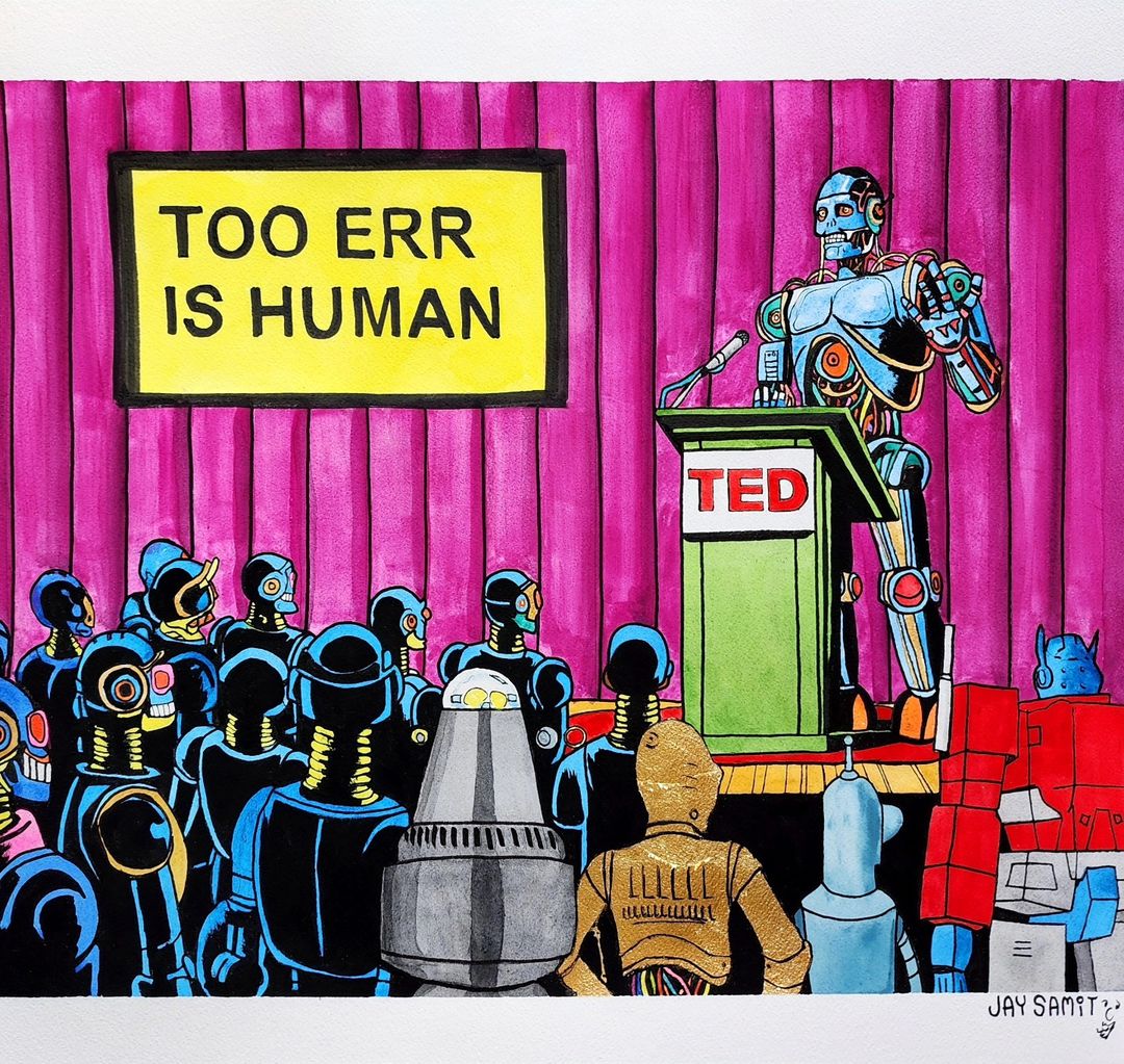 To err is human... #tedtalk Credit: My friend, @jaysamit
