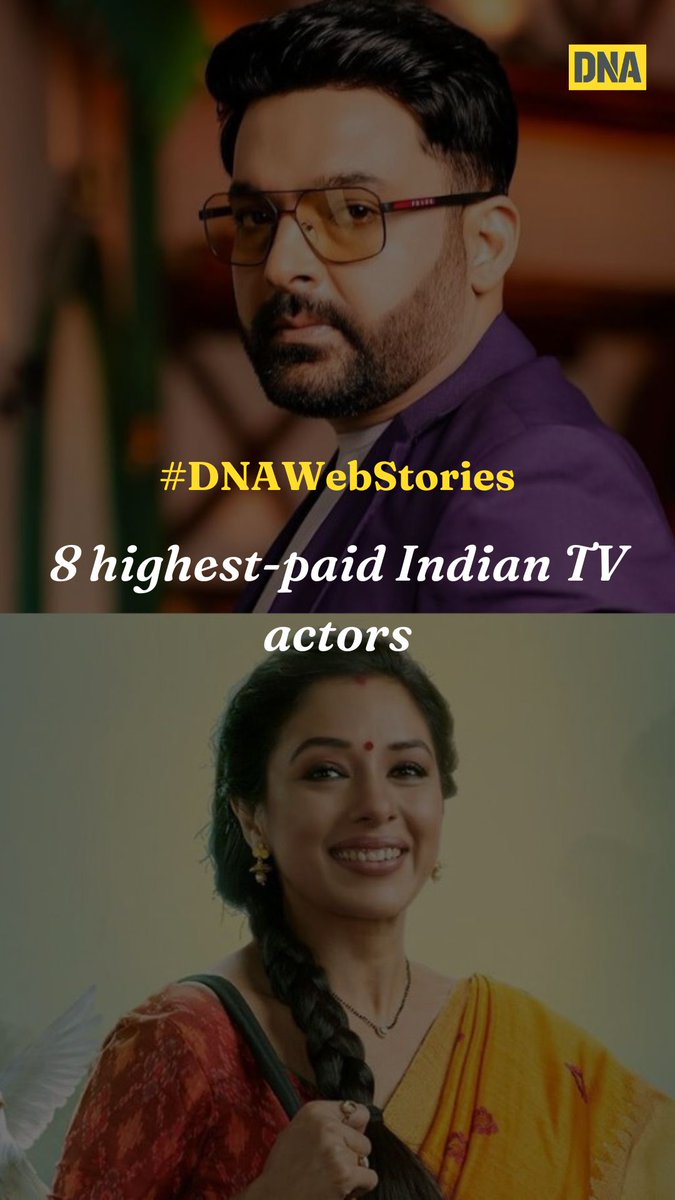 #DNAWebStories | 8 highest-paid Indian TV actors Take a look: dnaindia.com/web-stories/en…