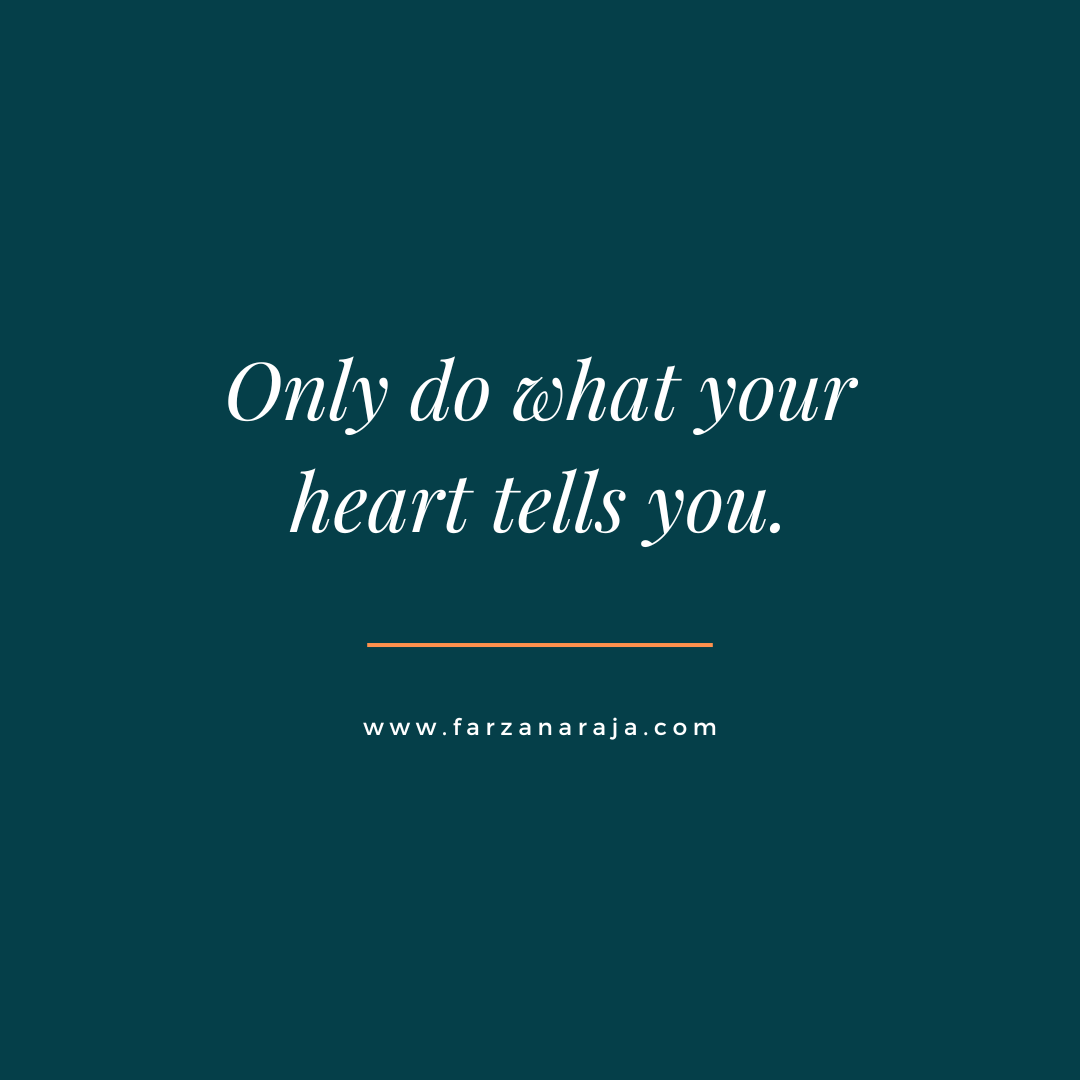 This is especially important when you are facing a big decision. Frequently, we want to do something that we know we’d love to do, but negativity from others holds us back. 
#followyourheart #dreamjob #selftrust #womensupportingwomen