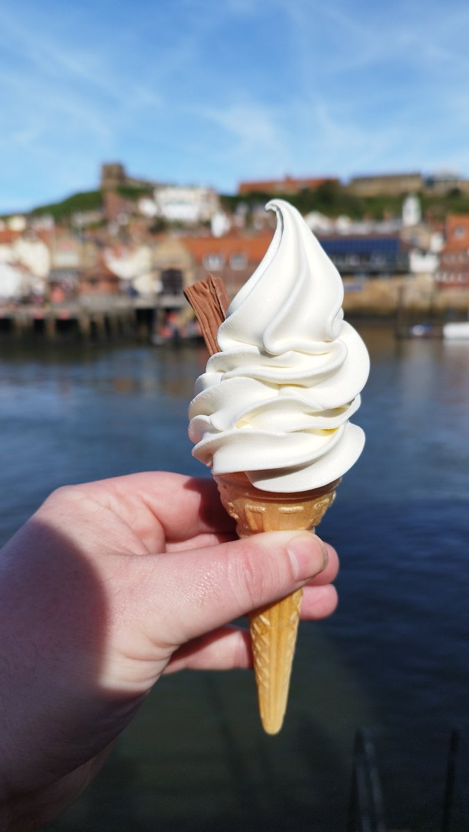 The classic British seaside foods a definite must on a day like this. Fish & chips and ice cream

#Seaside #FishandChips #IceCream #Whitby