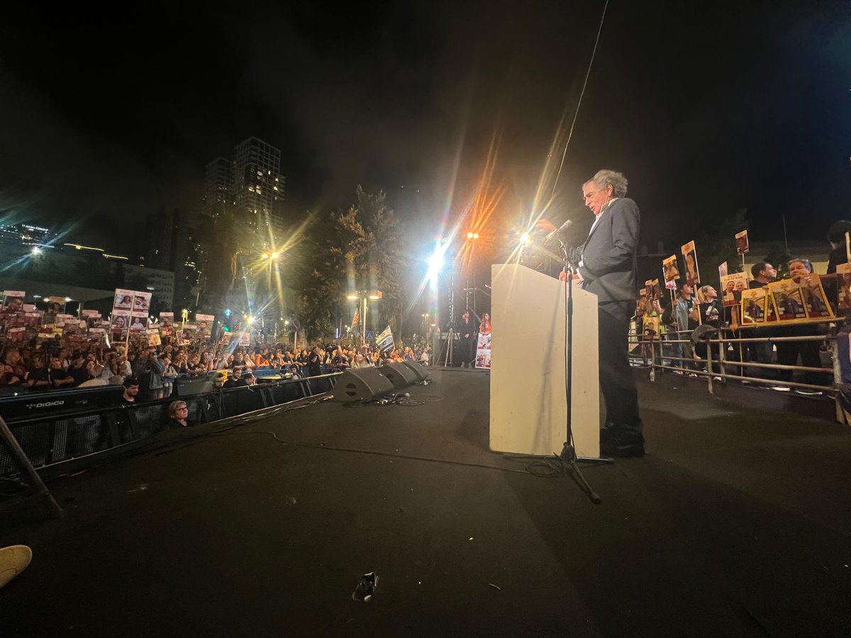 Tel Aviv, #Israel, tonight, Hostage Square. This sacred union, this pact made tonight, and every other night, that we never forget those taken on Oct. 7, makes us, Jews, an invincible people and an example to the world. #BringThemHomeNow