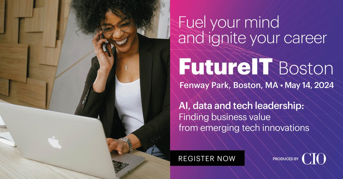 Improve your outcomes in today's AI revolution. Attend FutureIT Boston for peer inspiration and IDC research on AI and data strategies. Join us for a one-day event at Fenway Park.#PartnerBrandRecommends #CIOFutureIT #FutureITBoston #GenAI #AI Register: trib.al/O1Wyxyq