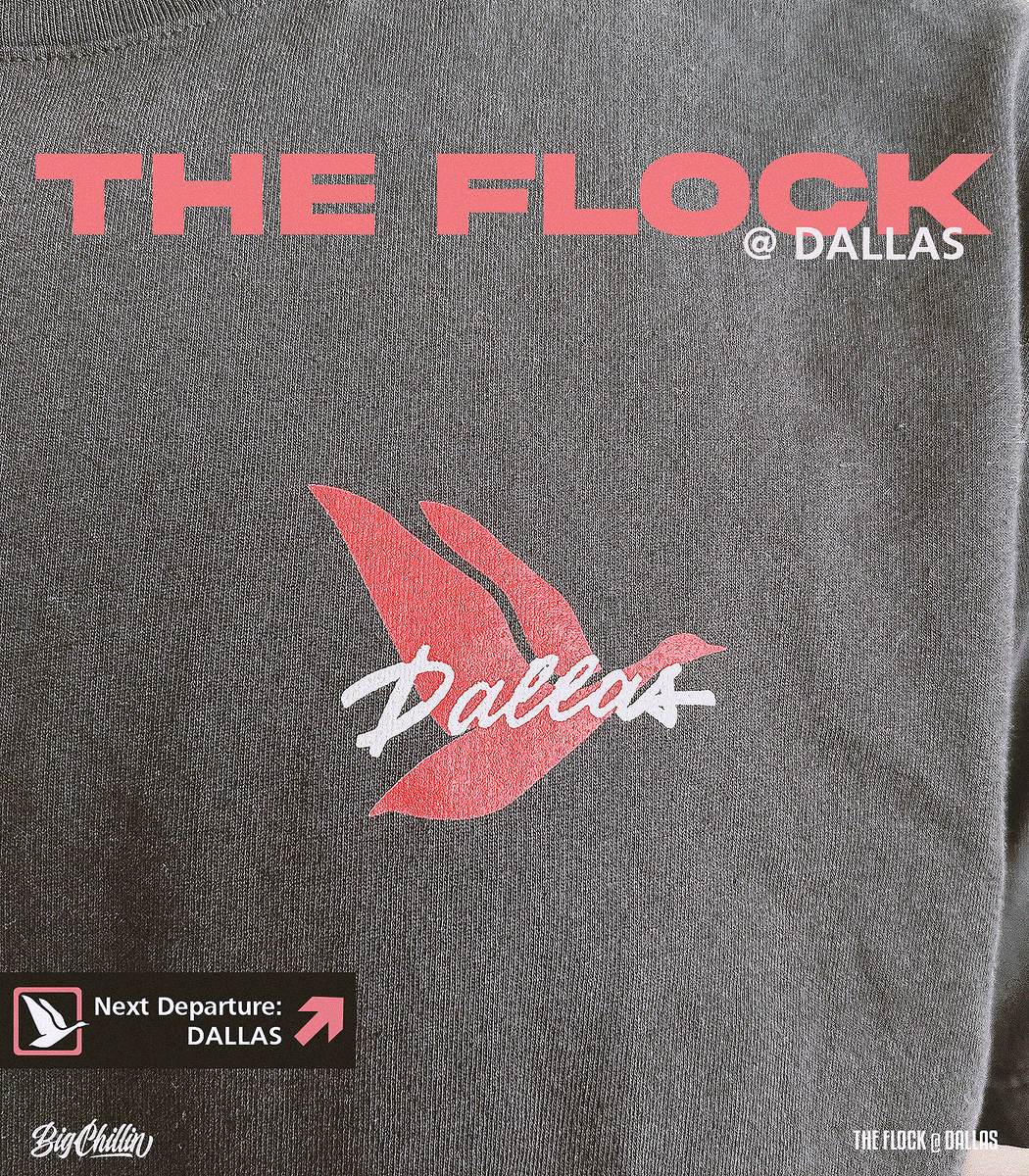 fl0m's tweet photo. We are now departing for IEM Dallas!

Grab some apparel to bring to the event or represent the flock from home.

https://t.co/pJOZmRbxIh https://t.co/cTazh70Tua