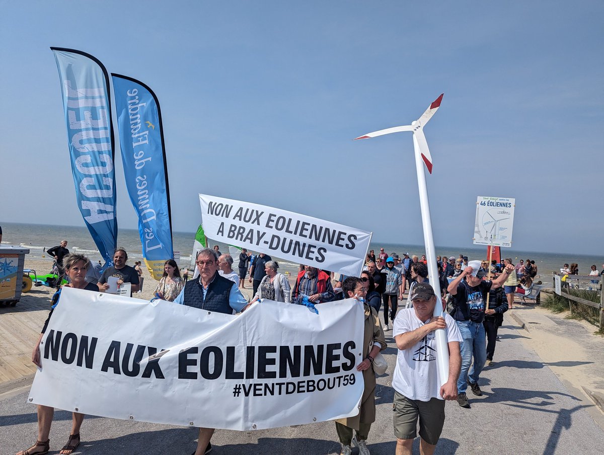 Retour sur la manifestation du 11 mai 2024 à Bray-Dunes ventdebout59.fr/manifestation-… N'oubliez de donner votre avis sur le site de l'enquête publique ; registre-numerique.fr/enquete-emd-rt…