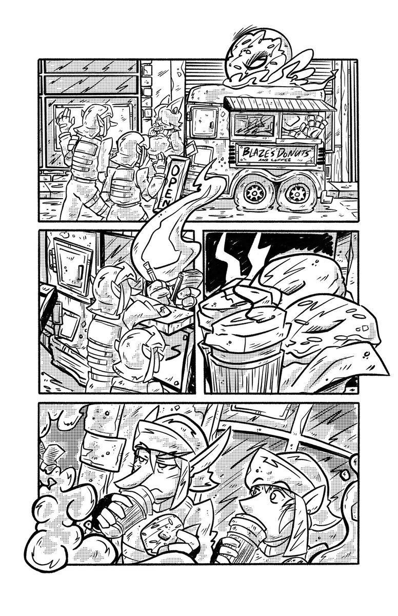 BasicDoes's tweet photo. Working on revamping my ‘Street Magik’ comic. Here is some work in progress for y’all. It will be in full color once I ink a few pages. 

#comic #wip #fantasy #scifi #ttrpgart https://t.co/R5RIpWjDcb