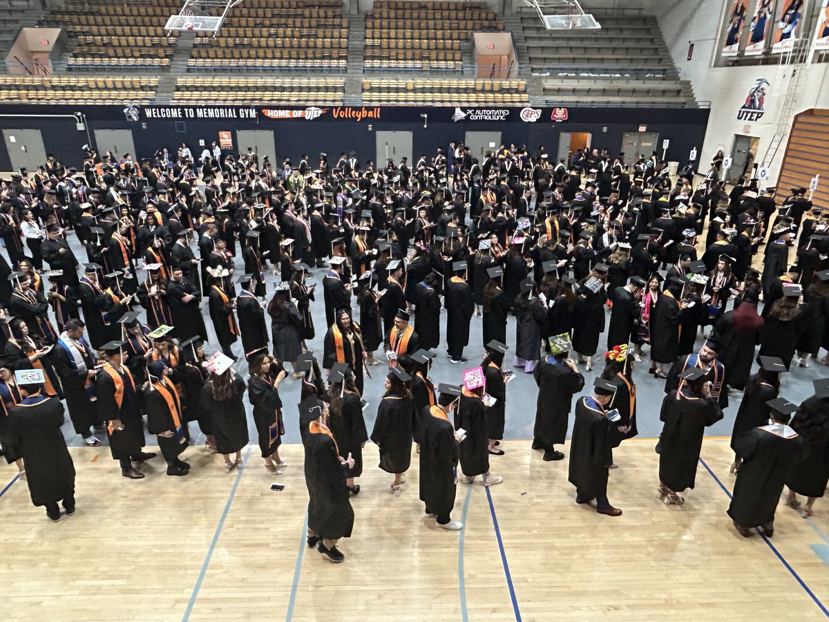 In today’s first Commencement ceremony, we’re celebrating more than 900 Miners from @UTEPLiberalArts, making this the largest spring graduating class in the history of the college! With skills honed in diverse fields such as criminal justice and psychology, they're poised to make…