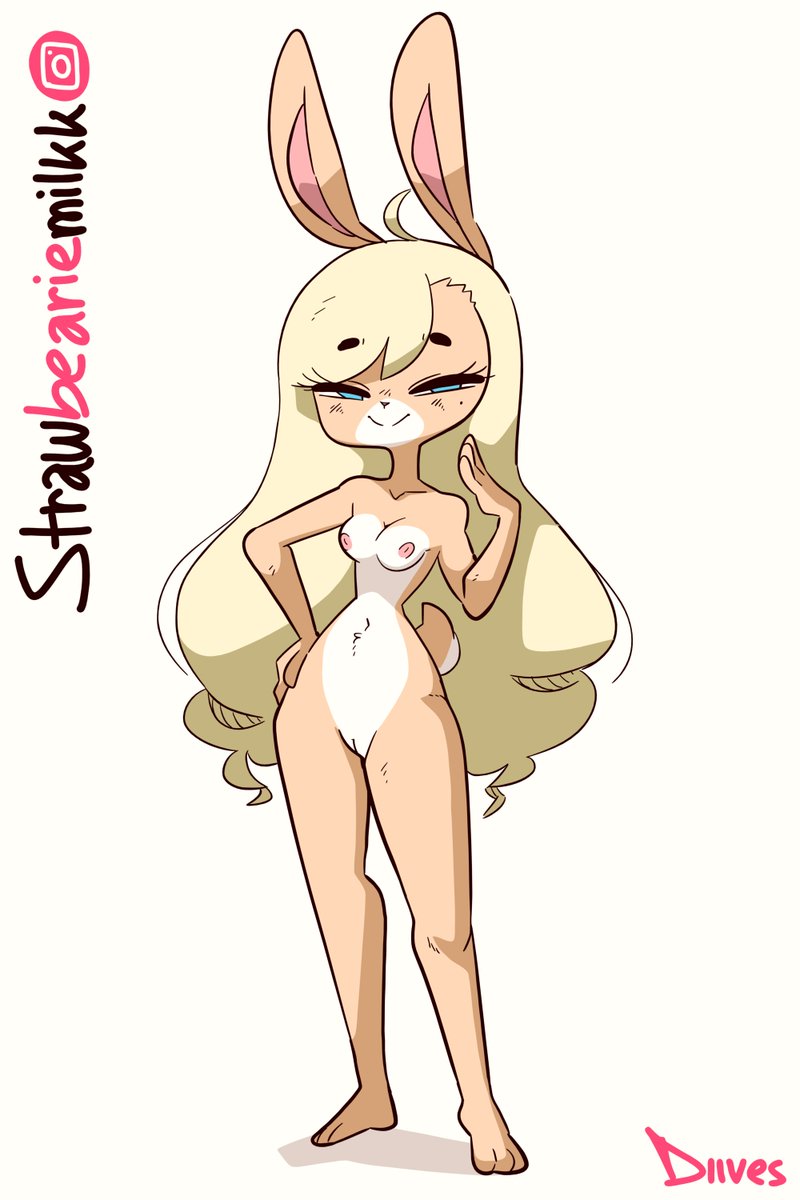 DiivesArt's tweet photo. Do you like the design of this bunny? she is based on @Strawb3ariemilk who uploads great content, please follow her! 🌟🐰
---
#diives https://t.co/niscxsaB1N
