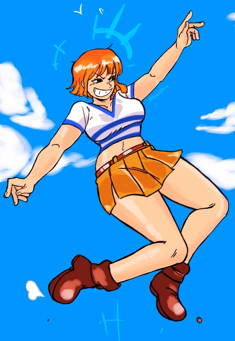 chat, could Nami be described as "flamboyant"  