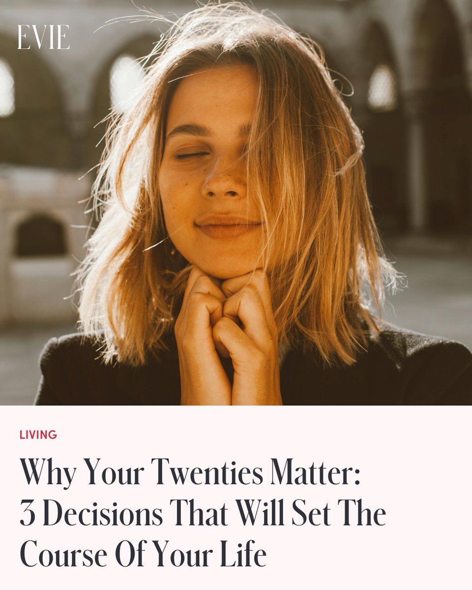 While your twenties are certainly a time to make mistakes and grow, it isn’t a season of life to waste: bit.ly/3wxkGJ4