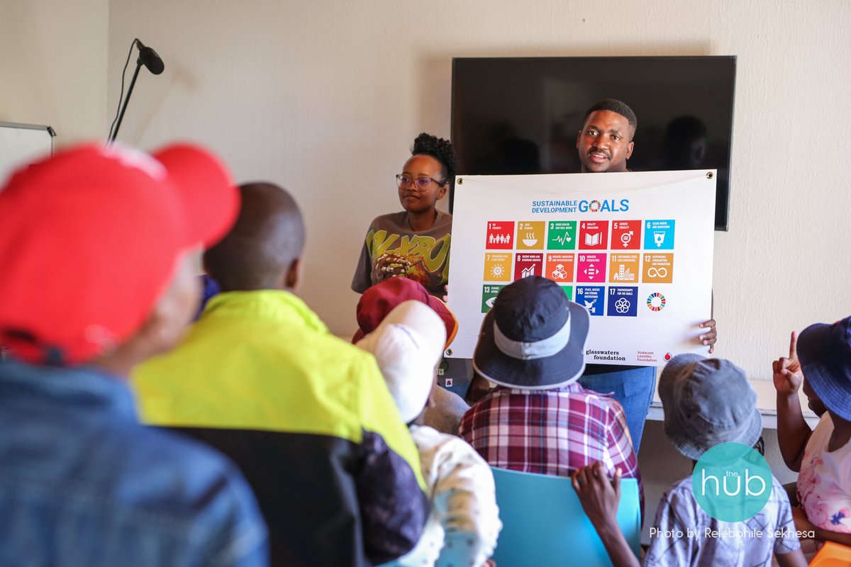thehubatmorija's tweet photo. Massive thanks to @koaile_mona for an empowering Hub Talk on #ClimateChange and #RenewableEnergy today!
He and 'Malebane Poka gave us deep insight and encouragement into being an active part in the change we want to see in #Lesotho and the world! https://t.co/fJ2y058Ida