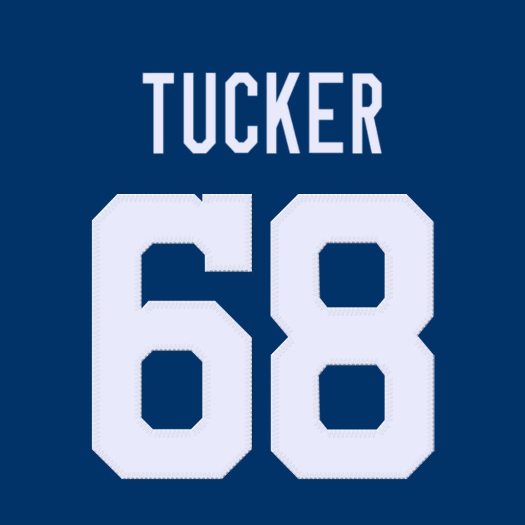 Indianapolis Colts OL Dalton Tucker (@dalton_tucker68) is wearing number 68. Last assigned to Ike Boettger. #ForTheShoe