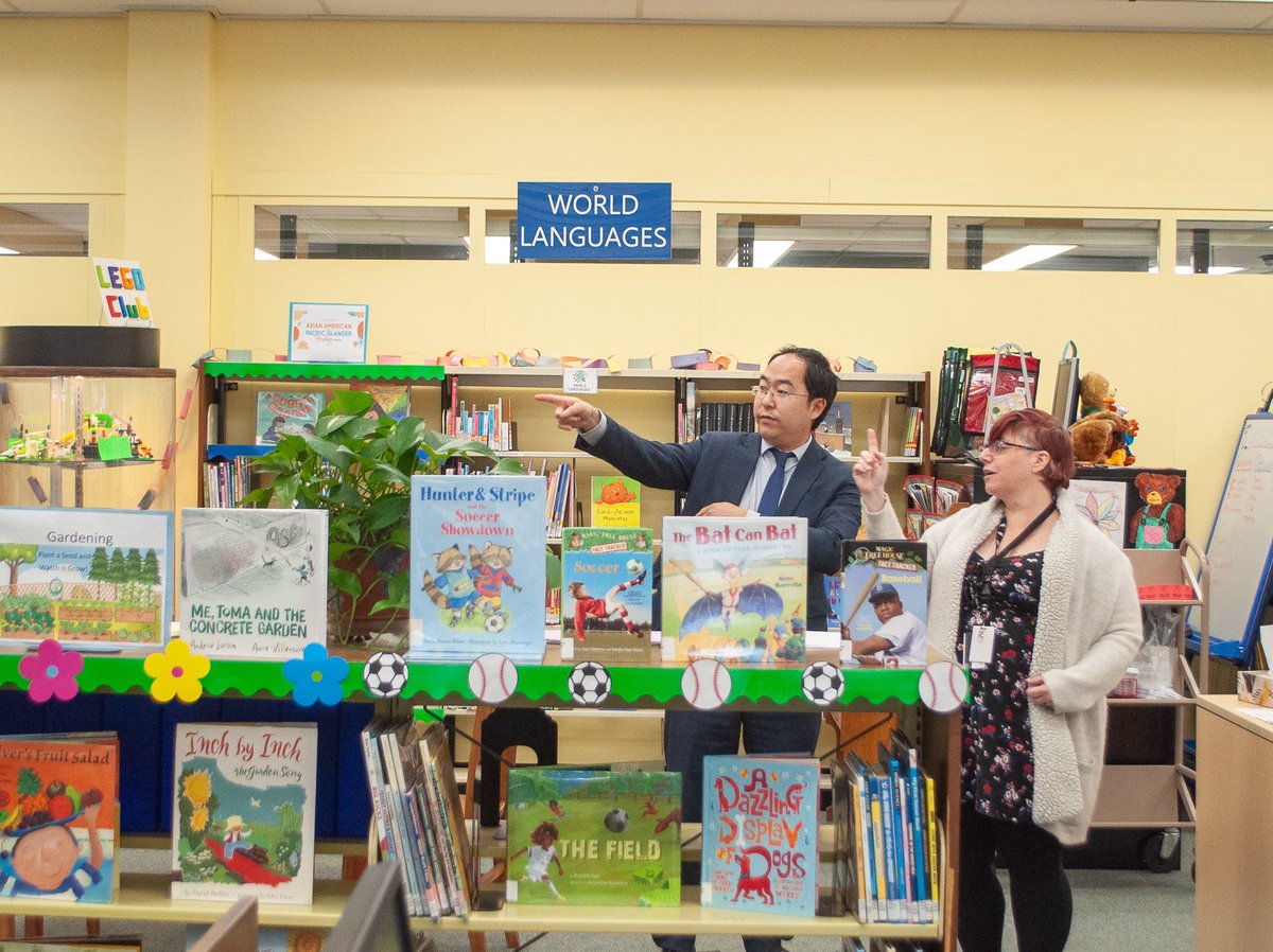Congressman Kim recently secured over $1.5 million for ADA renovations and other key upgrades at Hamilton Public Library. This week he visited the library to see how the funding will help up-close and celebrate what will be some of the first upgrades to the library since 1975!