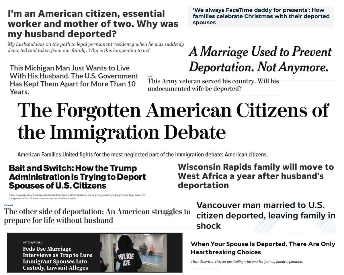 @POTUS American citizens and their spouses caught in the immigration trap have already been left behind. We know you have the authority to grant #ParoleinPlace and family reunification. If you can do it for other groups, you can do it for American Families!