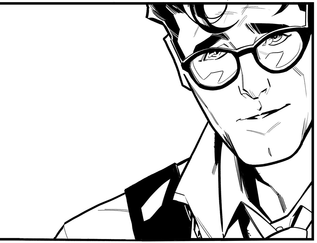 It's very late in life for me to be developing a crush on Superman, but @CianTormey's inks for our Lois/Clark miniseries are really hitting hard.