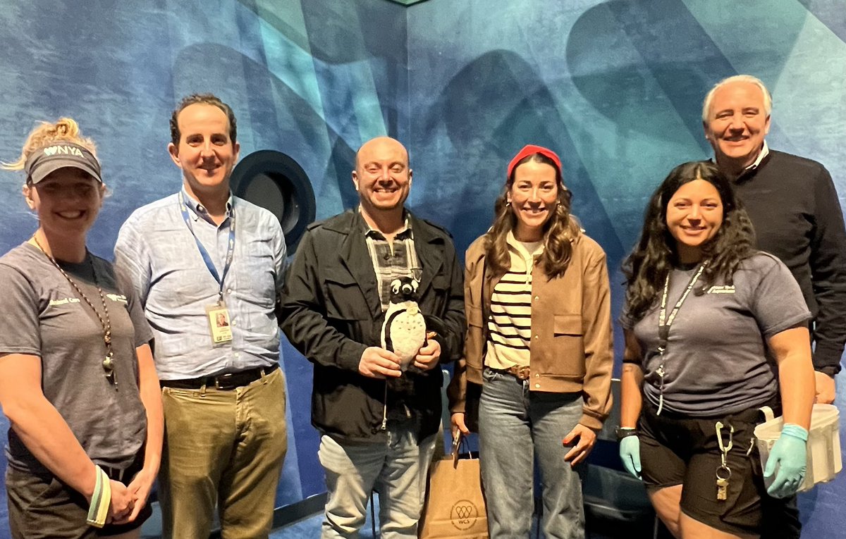 It was a great day with Congressional Zoo and Aquarium Caucus Chair @RepGarbarino visiting w/ WCS’s Noah Chesnin, @JohnCalvelli and our team at the @nyaquarium learning about our mission to save wildlife and wild places