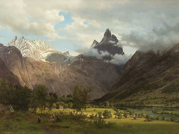 Johan Fredrik Eckersberg Landskap från Romsdalen 1858