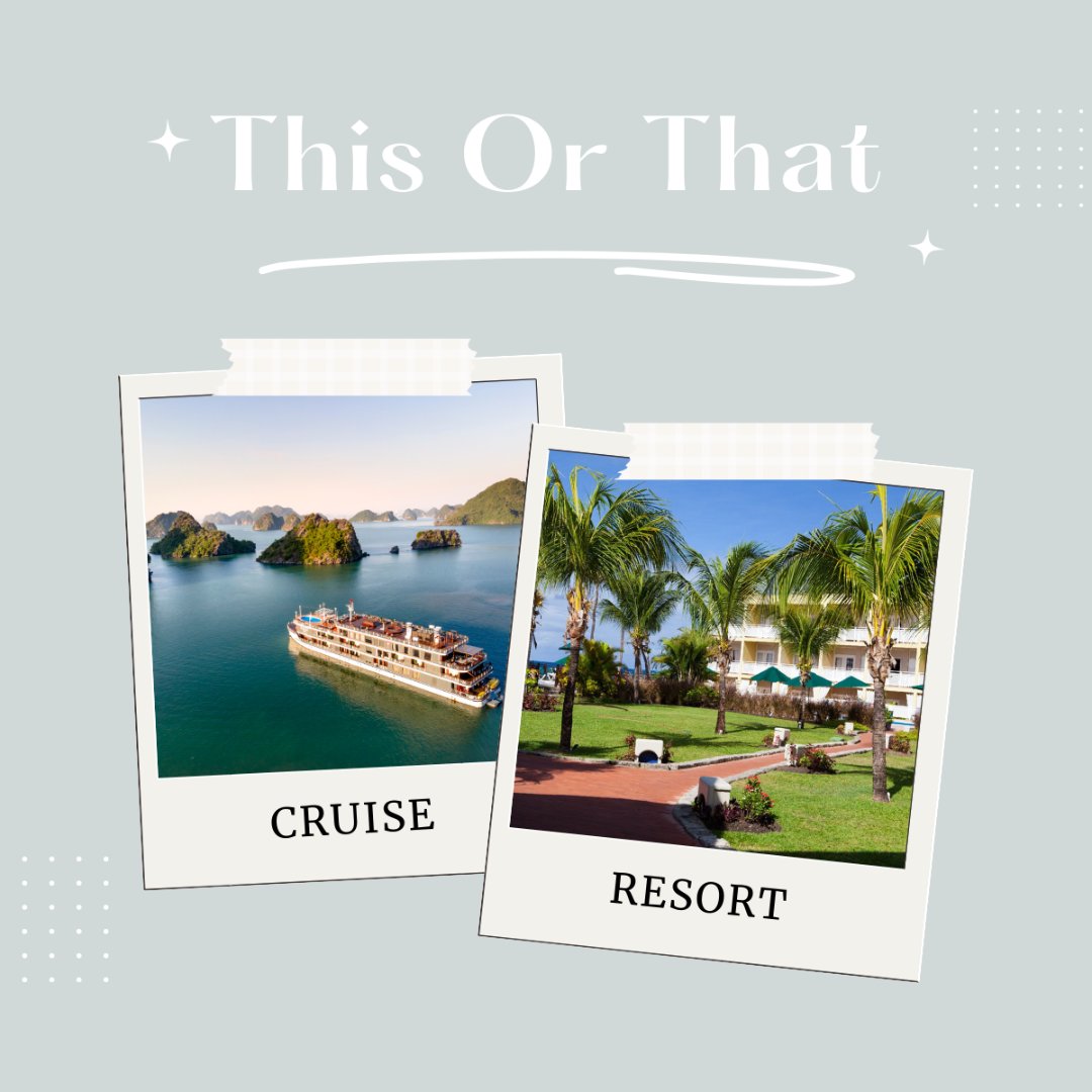 Travel season has arrived, and adventure calls! 

Whether it's the open sea calling your name on a cruise or a luxurious resort stay that's more your style, where would you rather unwind? 

Let's dream together about that next perfect getaway!

#realestate #realtorlife #lol