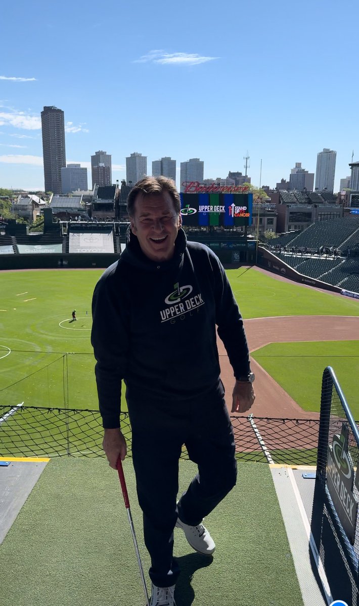 Best candid shot of the week? ⁦@NickFaldo006⁩ sure seems like he’s having fun at Upper Deck Golf in Chicago. Like, retweet and comment and we will pick a lucky winner to receive a free dozen SRIXON balls next week!