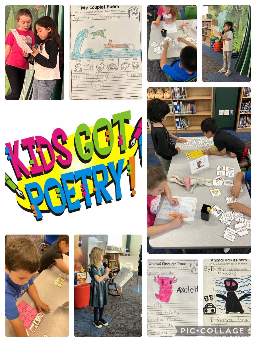 Linda Moore (@golibrary103) on Twitter photo Our fabulous first graders enjoyed sharing their poems during a <a href="/golibrary103/">Linda Moore</a> Poetry Jam and showed off what they learned with poetry puzzles 🤗❤️ <a href="/NISDGlenoaks/">Glenoaks Elementary</a> <a href="/NISDLib/">NISDLibraryServices</a> <a href="/NISD/">Northside ISD</a> Our fabulous first graders enjoyed sharing their poems during a <a href="/golibrary103/">Linda Moore</a> Poetry Jam and showed off what they learned with poetry puzzles 🤗❤️ <a href="/NISDGlenoaks/">Glenoaks Elementary</a> <a href="/NISDLib/">NISDLibraryServices</a> <a href="/NISD/">Northside ISD</a>