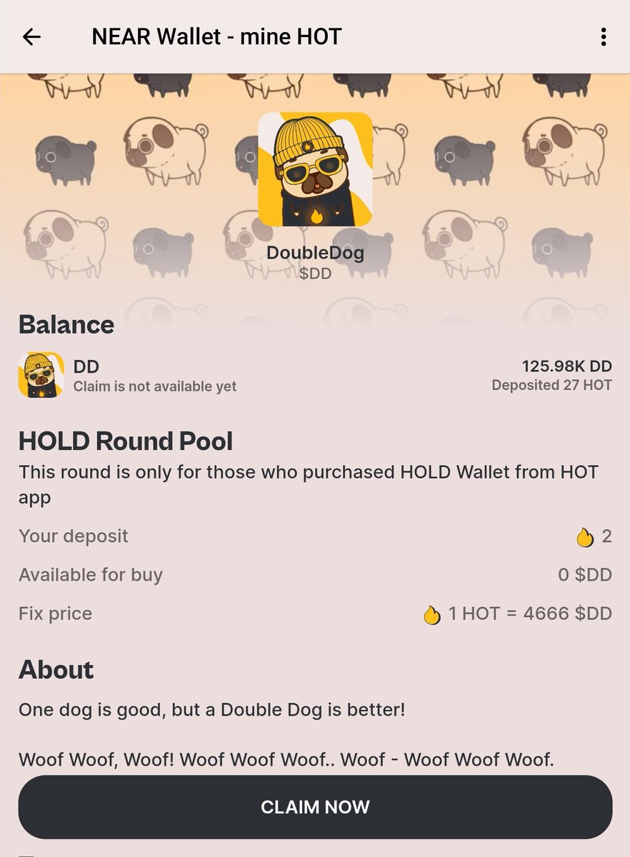 doubledog_meme's tweet photo. When $DD Claim?! Try now?

A special round for those who can't wait. Woof Woof 🦴

1 view = 1 $DD https://t.co/5SyPPYqr5x