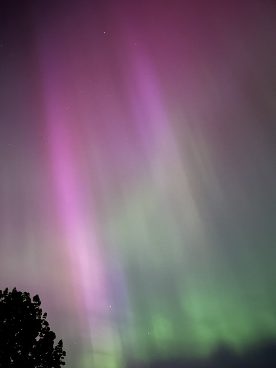 I am visiting family in North Idaho and get these pix last night if Northern Lights