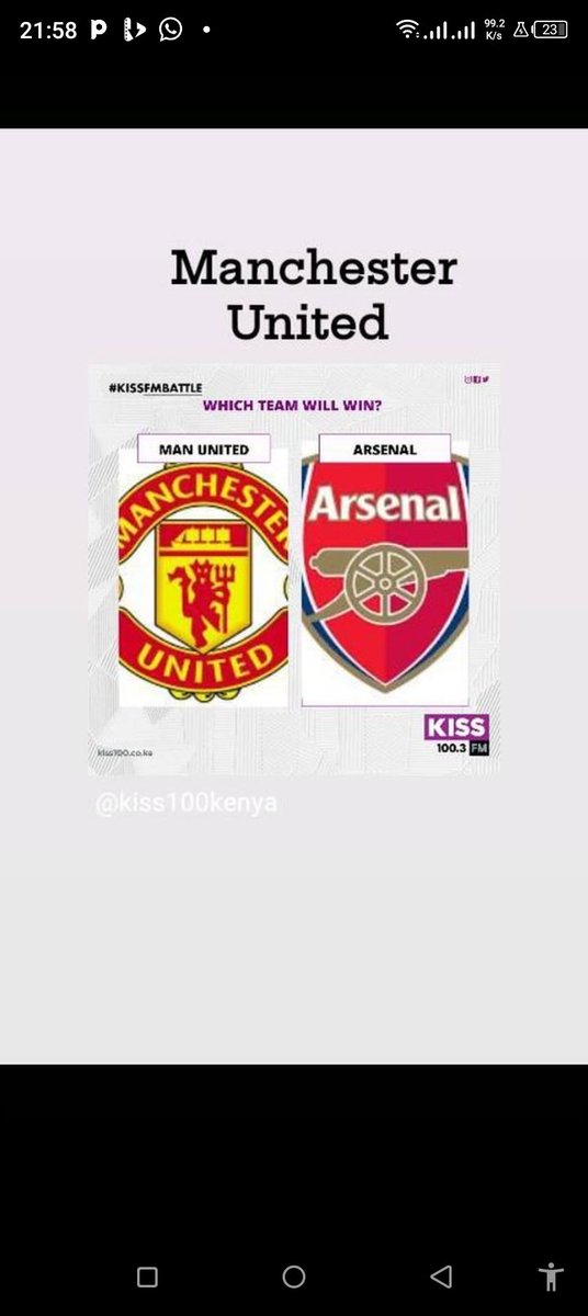 Arsenal for sure ata @BrianMPeter amesema ni arsenal 😂