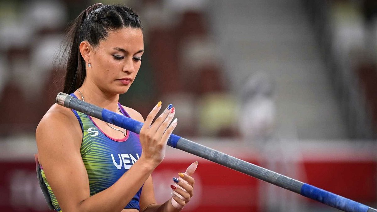 La atleta venezolana Robeilys Peinado se coronó como la nueva Campeona Iberoamericana de Atletismo 2024, en la prueba de salto con garrocha, en Cuiabá, Brasil. #11May