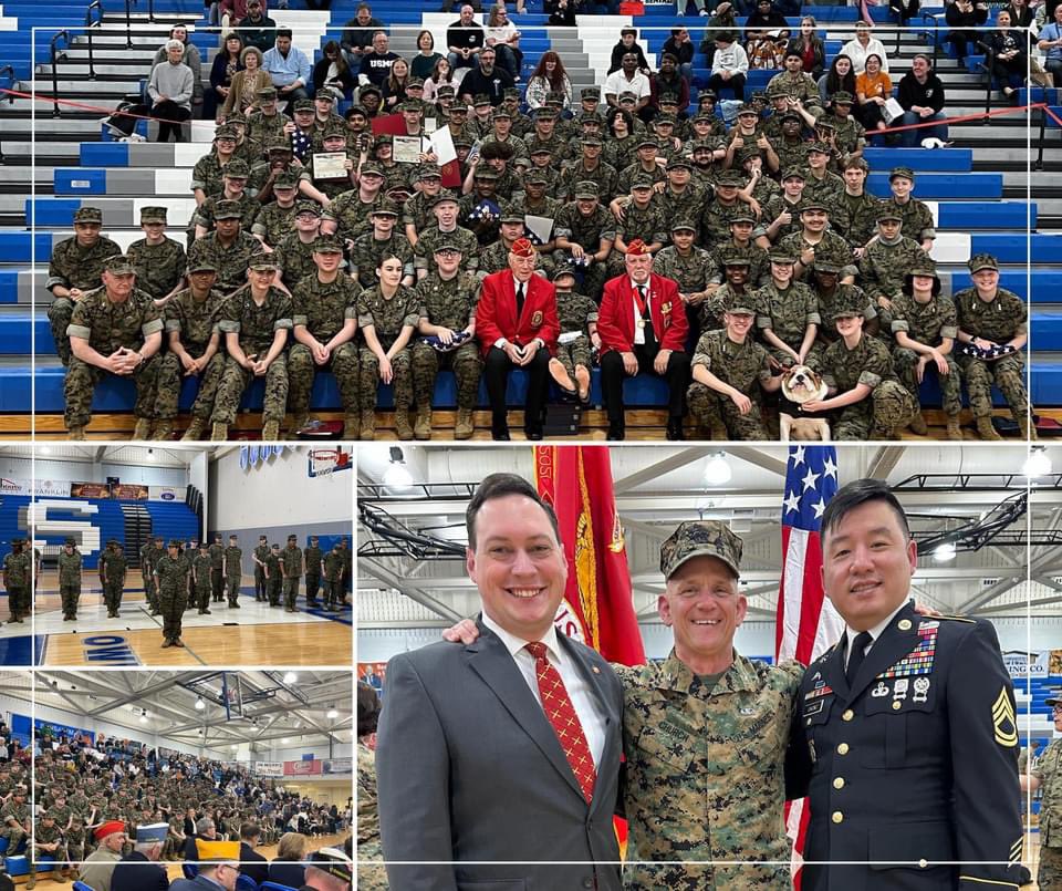 Last night, we gathered to honor the outstanding achievements and unwavering dedication of the @BensalemSchools High School Marine Corps JROTC Cadets at their Annual Awards & Change of Command Ceremony—a time-honored military tradition that symbolizes the seamless transition of…