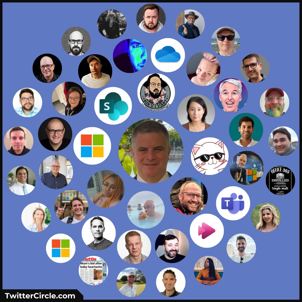 What a great Microsoft 365 community 👌 

Thanks to all the great people who follow me