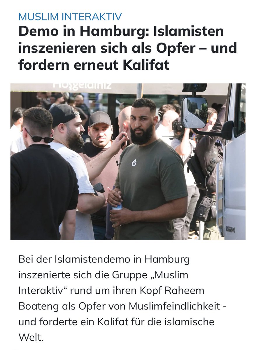 Aktuell in Hamburg. ⬇️⬇️⬇️ „Die Polizei spricht von etwa 2.300 Teilnehmern, während die Gruppierung selbst von über 6.000 Menschen spricht.“ ⬇️⬇️⬇️ Demo in Hamburg: Islamisten inszenieren sich als Opfer – und fordern erneut Kalifat. apollo-news.net/islamisten-ins…