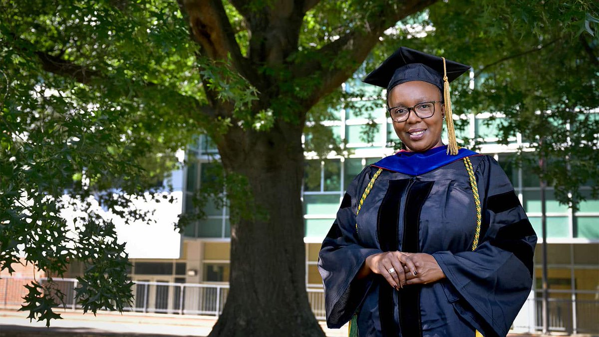 Wizaso Munthali '24 found her path from Zambia's environmental protection agency to @NCStateCNR, where she added a Ph.D. and in-depth research to her pursuit towards clean energy. Meet the #NCState24 graduate: ncst.at/9xcp50RCskV