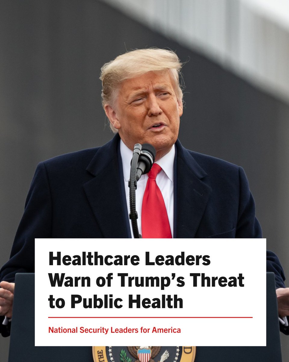 “We believe that a vote for Donald Trump is a vote for more expensive, more dangerous, and less accessible healthcare.” MUST READ: Doctors pen a letter to the American people about the future of health care under Trump: bit.ly/TrumpHealthThr…