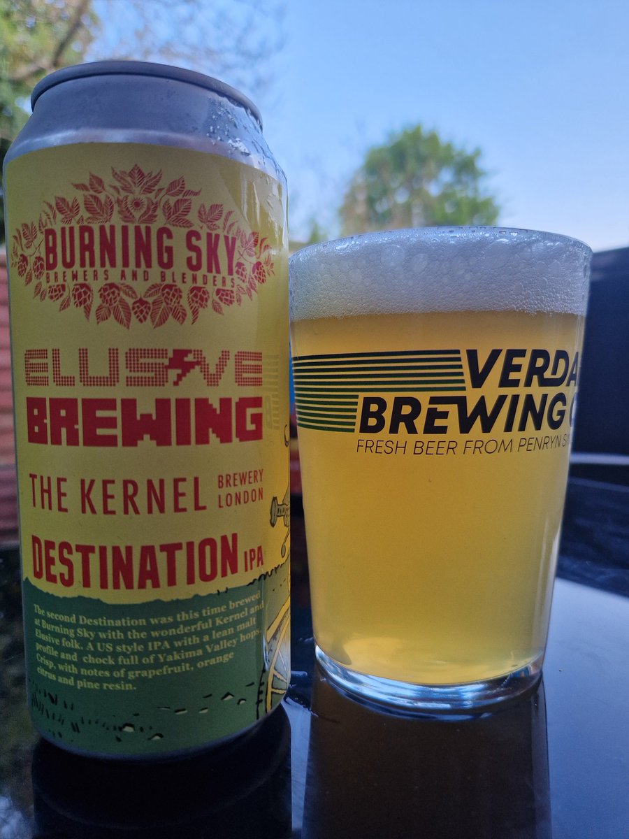 The latest #destinationIPA from @burningskybeer @ElusiveBrew @kernelbrewery