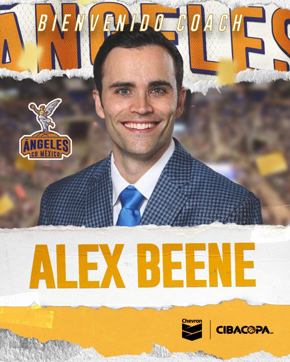 AngelesCDMexico's tweet photo. ¡Damos la bienvenida al Coach Alex Beene! 🏀💪🏼
Con una sólida trayectoria participando en organizaciones de 1er nivel en la NCAA y NBA con equipos como: Kings de Sacramento, Pacers de Indiana, Thunder de Oklahoma; llega para liderar a los Ángeles en la Liga @cibacopamx. 🏀🪽 https://t.co/UzMn0n8lwz