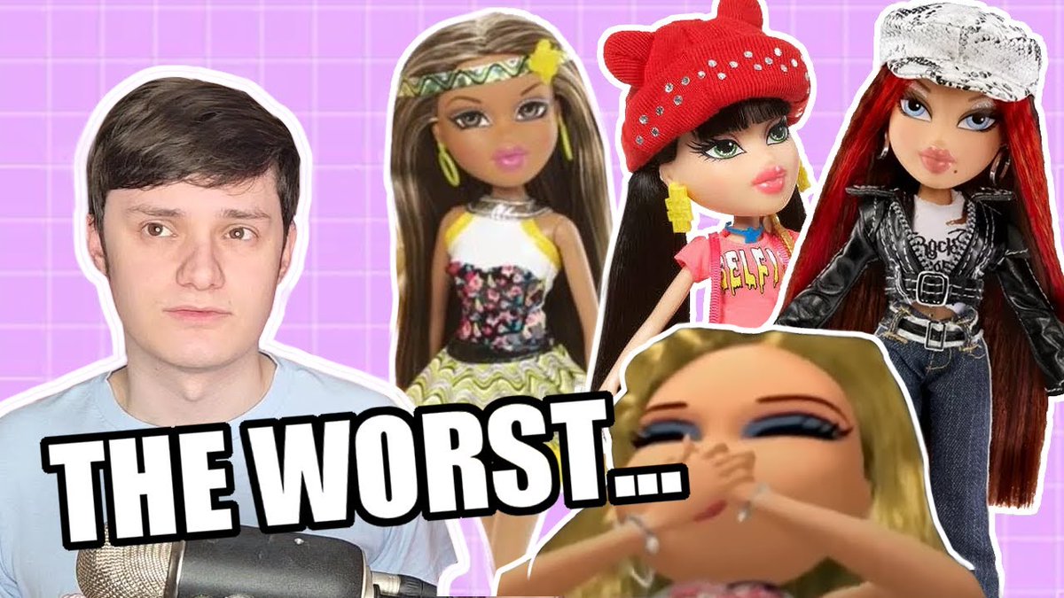 we did it to monster high. it's only fair we talk about the worst bratz dolls too! youtu.be/5Lx_U5gls8w