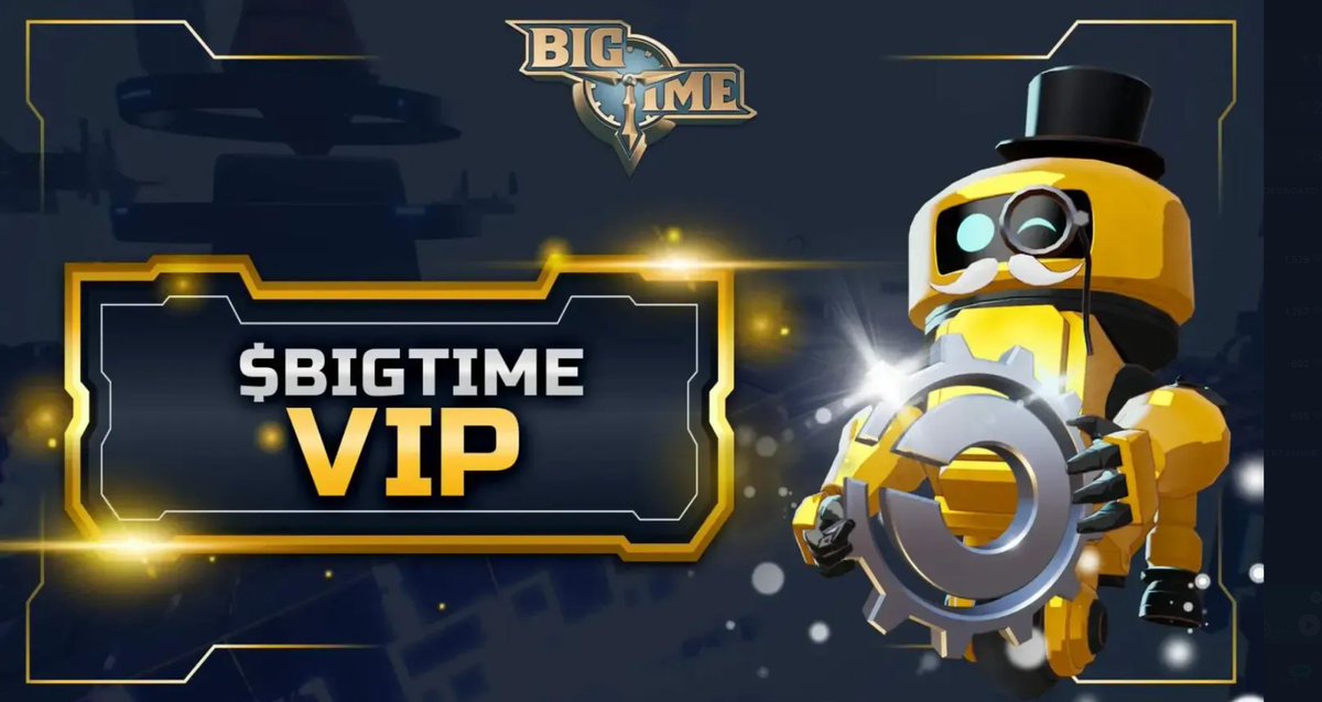 Just In: Big Time's latest update with a VIP program offering bonus rewards for players holding $BIGTIME tokens. Explore the new leaderboard system and delve into the fantasy MMORPG.