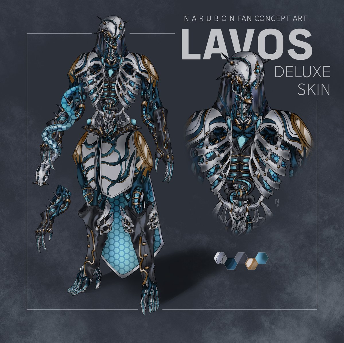 WARFRAME Lavos Deluxe skin concept fan art💀

#Warframe #warframefanart #tennocreate